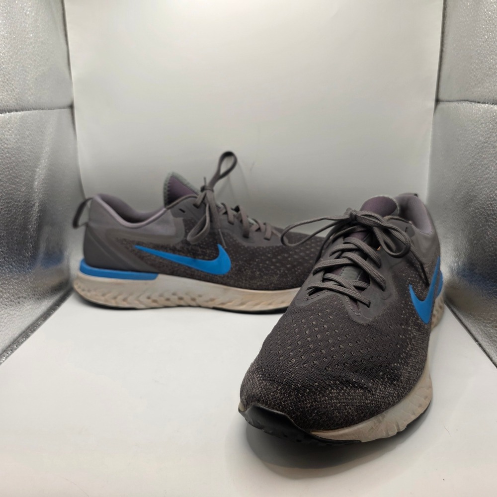Nike Odyssey React Mens Running Shoes Gunsmoke Blue Hero AO9819-008 Size 12